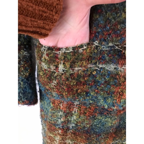 60s Davidow Boucle Plaid Suit Jackie O Skirt Set - Picture 6 of 10